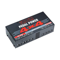 Angled view of Voodoo Lab Pedal Power 4x4 on white background