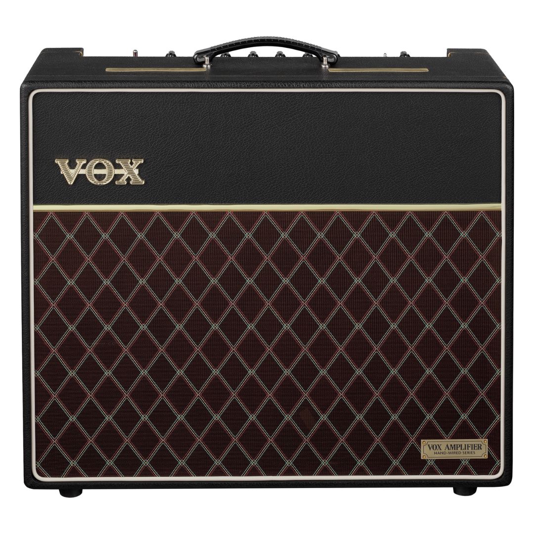 Front view of Vox AC15 Hand-Wired Guitar Amplifier on white background
