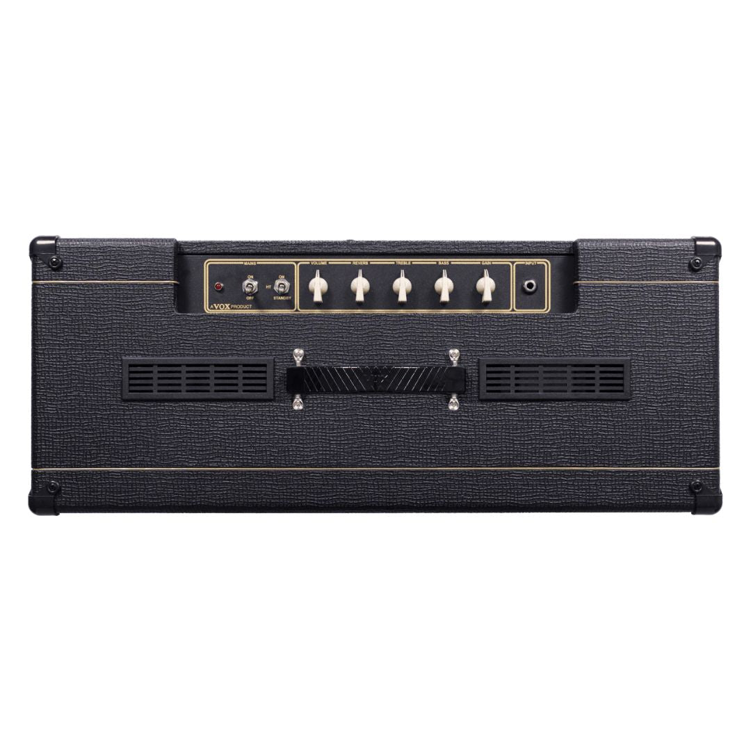 Top view of Vox AC30 OneTwelve Electric Guitar Amplifier on white background