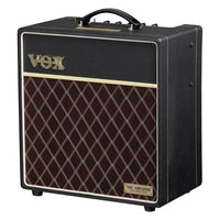 Angled front view of Vox AC4 Hand-Wired Guitar Amplifier on white background