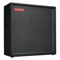 Angled front view of WEM Silver Starfinder 412 Speaker Cabinet on white background