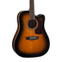 Washburn D10SCE Heritage 10 Acoustic Electric Guitar (Tobacco Burst)