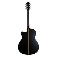 Washburn Deep Forest Ebony ACE Acoustic-Electric Guitar Striped Ebony