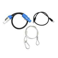 Inclusions of ADJ 3D Vision Plus Hexagonal LED Panel Single Panel on white background