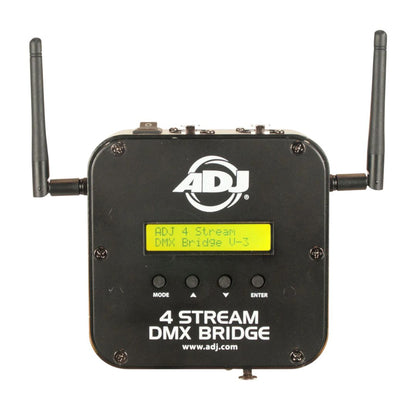 Front view of ADJ 4 Stream DMX Bridge for ADJ Airstream DMX Pro on white background