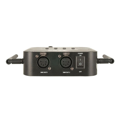 Top ports view of ADJ 4 Stream DMX Bridge for ADJ Airstream DMX Pro on white background