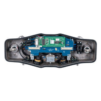 Rear internals view of ADJ AV4IPMB Main Brain with Power Supply and Recording Card on white background