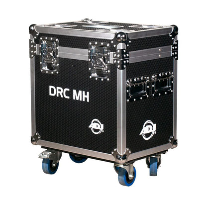 Angled front view of ADJ DRC MH Flight Case on white background
