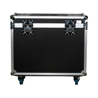Front view of ADJ DRC MHX Road Case on white background