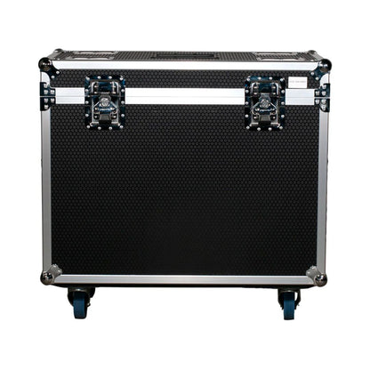 Front view of ADJ DRC MHX Road Case on white background