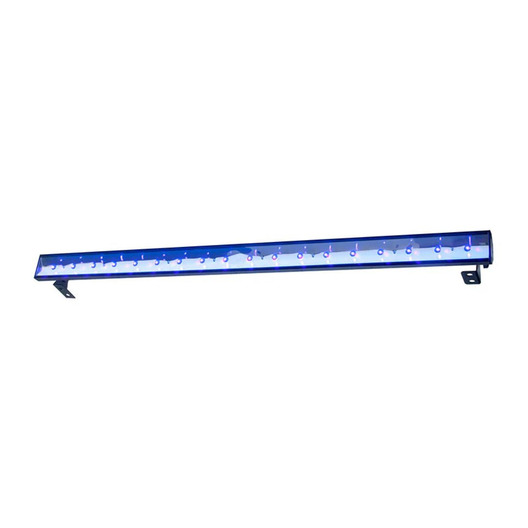 Angled front view of ADJ ECO UV Bar Plus IR on white background