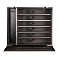 Top view of ADJ ELE188 ElectraPix Bar 8 Pak case with lid open on white background