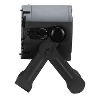 Side view of ADJ ELE738 ElectraPix Par 7 Pak Light on white background