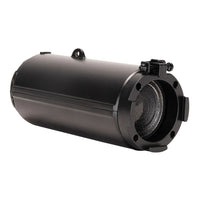 Angled front view of ADJ EP LENS MINI FZ on white background