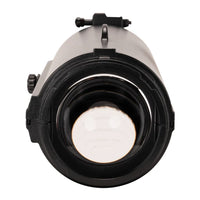 Rear view of ADJ EP LENS MINI FZ on white background
