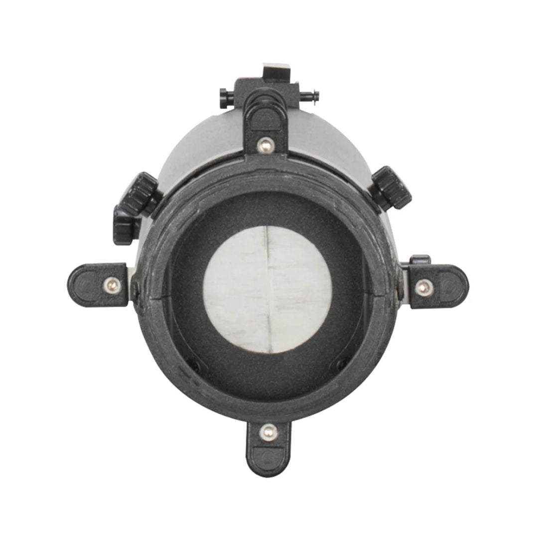 Rear view of ADJ EP MINI LENS 15-30Z Closed on white background