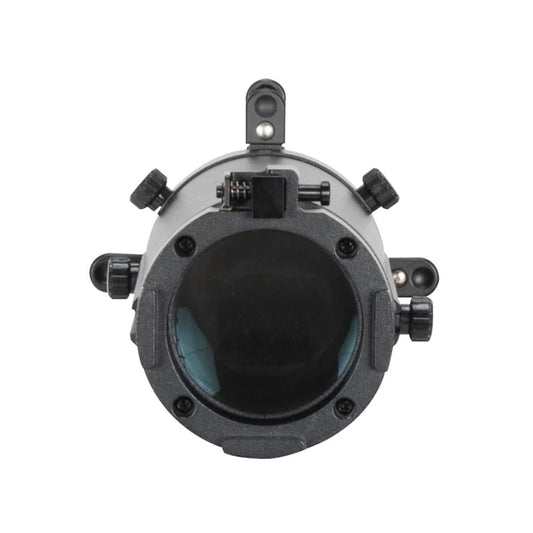 Front view of ADJ EP MINI LENS 25-50Z on white background