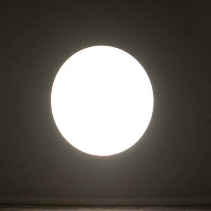 ADJ EP MINI LENS 25-50Z beaming white light in dim room