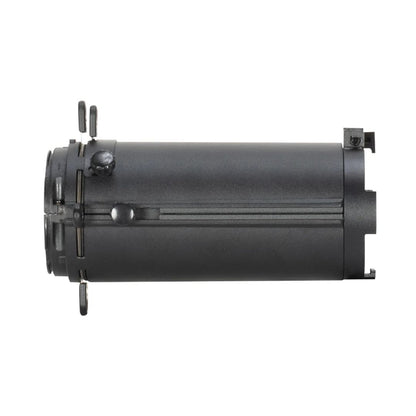 Side view of ADJ EP MINI LENS 25-50Z on white background