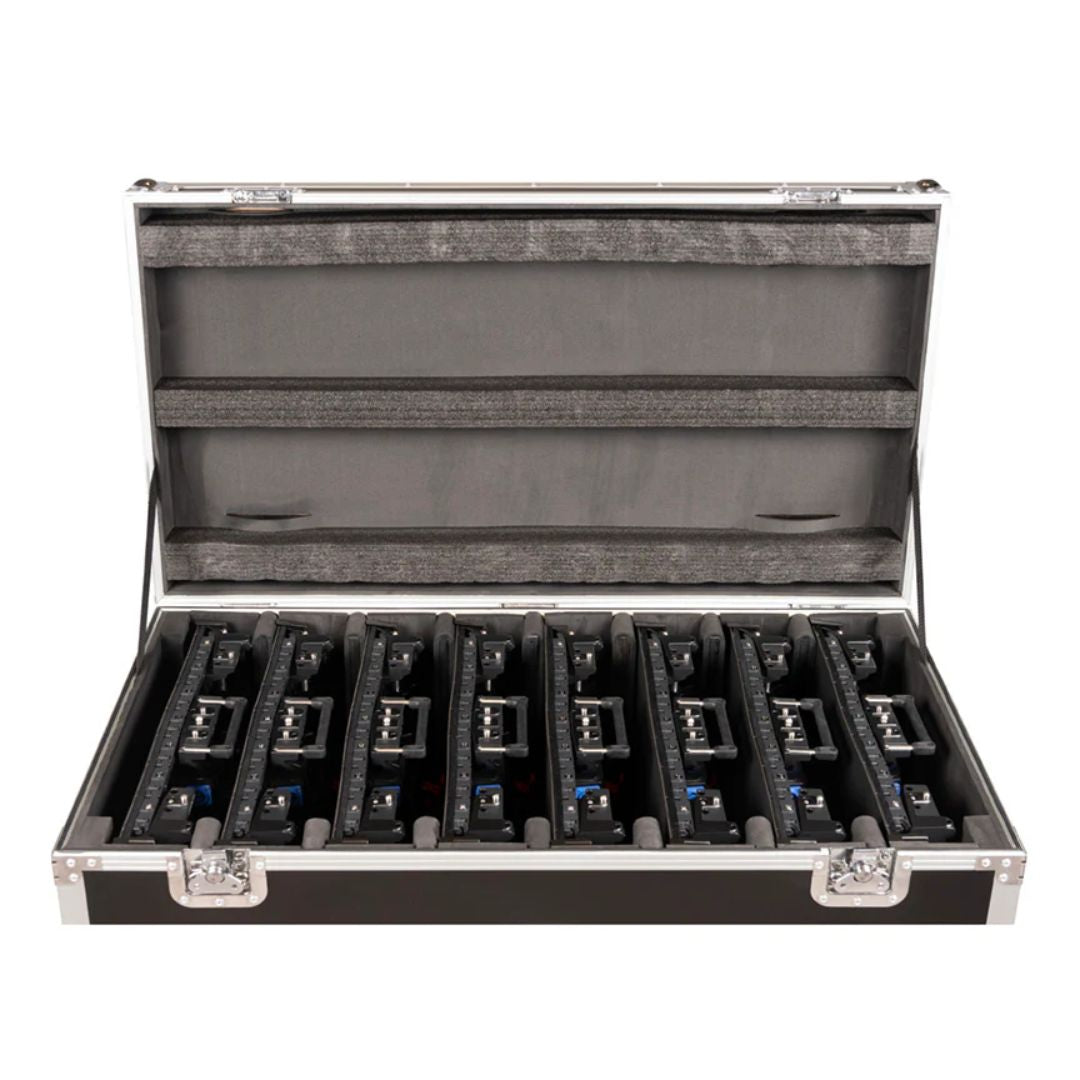 Close up view of ADJ EVSF45FC Flight Case Open Lid on white background