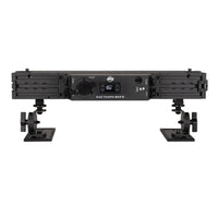 Rear view of ADJ ElectraPix Bar 8 Linear Fixture with closed port on white background