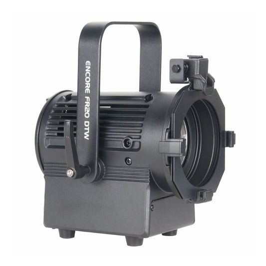 Angled front view of ADJ Encore FR20 DTW Lighting Fixture on white background