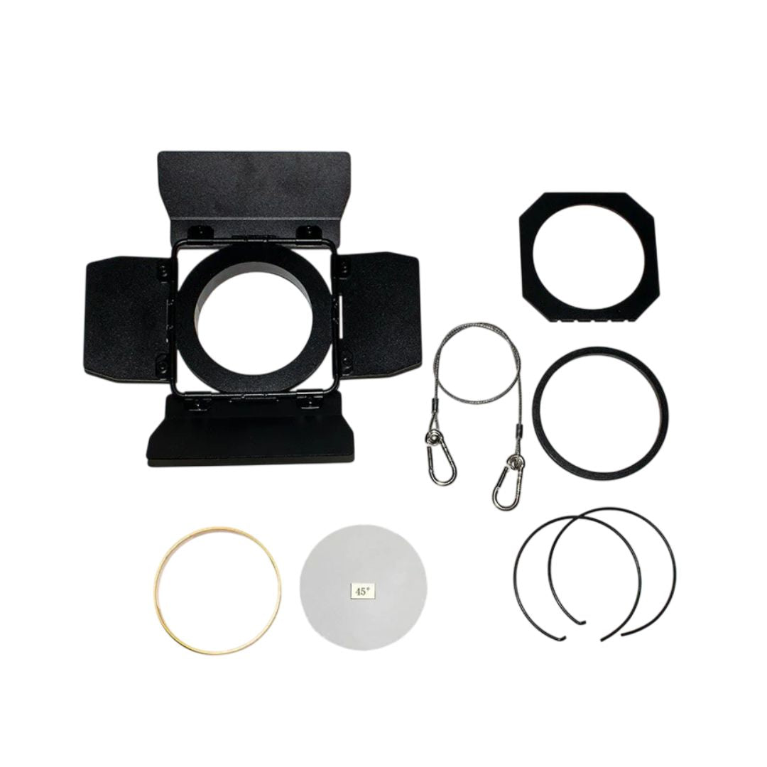 Inclusions of ADJ Encore FR20 DTW Lighting Fixture on white background