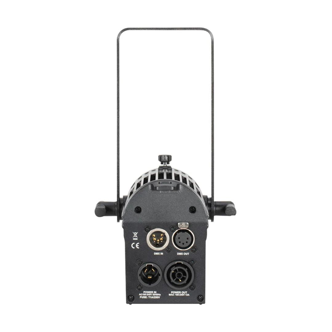 Rear ports view of ADJ Encore Profile Mini WW on white background