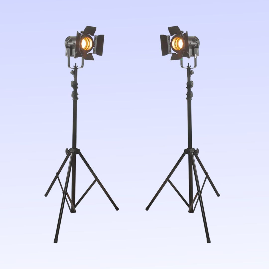 Front view of ADJ Entry Level Stream PAK on purple background