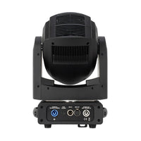 Rear view of ADJ FOC200 Focus Spot 4Z 200W LED Moving Head on white background