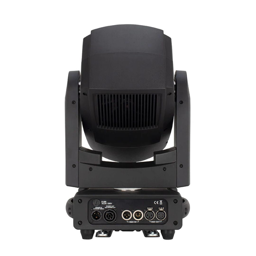 Rear view of ADJ FOC615 Focus Wash 400 6-in-1 LED Moving Head on white background