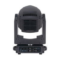 Rear view of ADJ FOC635 Focus Spot 6Z 300W LED Moving Head on white background