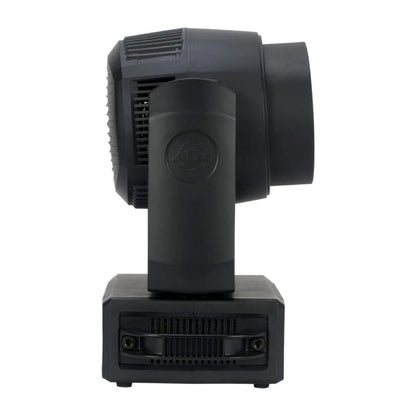 Side view of ADJ FOC734 Focus Flex L7 40W LED Moving Head Extended on white background