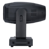 Side view of ADJ FOC858 Focus Profile 400W LED Moving Head on white background