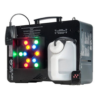 Angled front view of ADJ Fog Fury Jett Vertical Fog Machine on white background