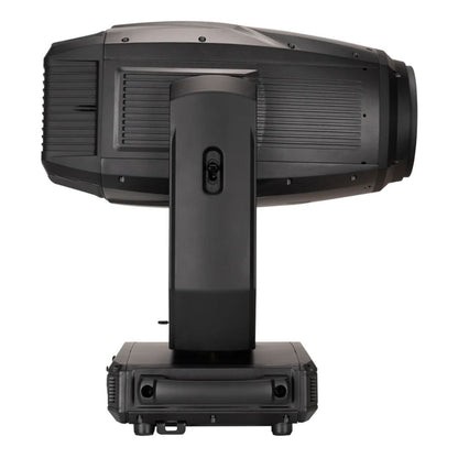 Side view of ADJ HYD869 Hydro Hybrid IP65-Rated LED Moving Head on white background