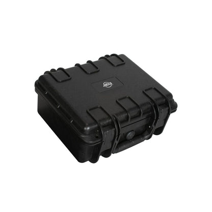 Angled front view of ADJ Hydro IP Tester with closed lid on white background