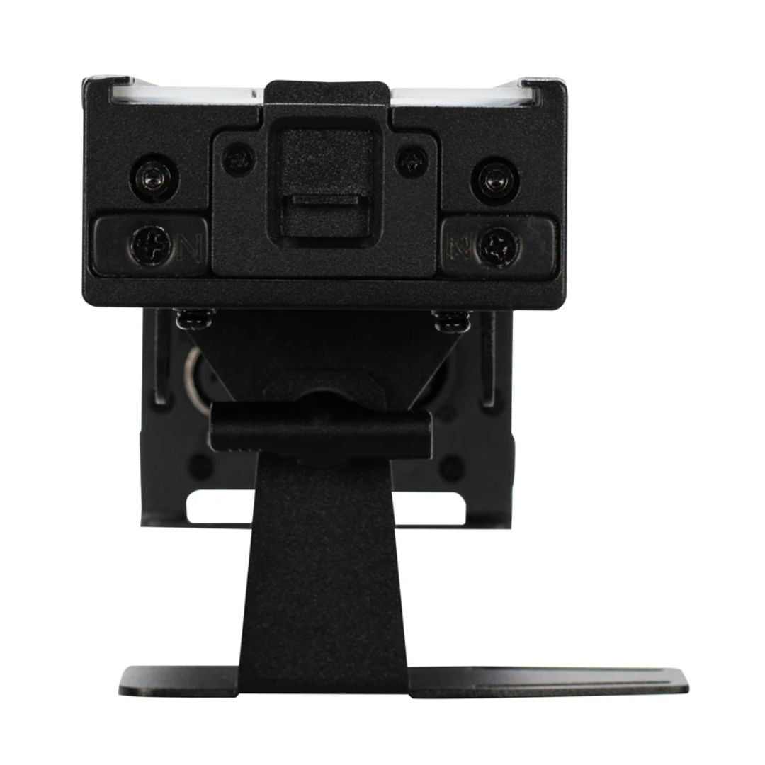 Front view of included brackets with ADJ JOL286 Jolt Bar FX2 on white background