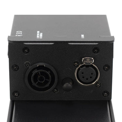 Close up view of ADJ JOL286 Jolt Bar FX2 ports on white background