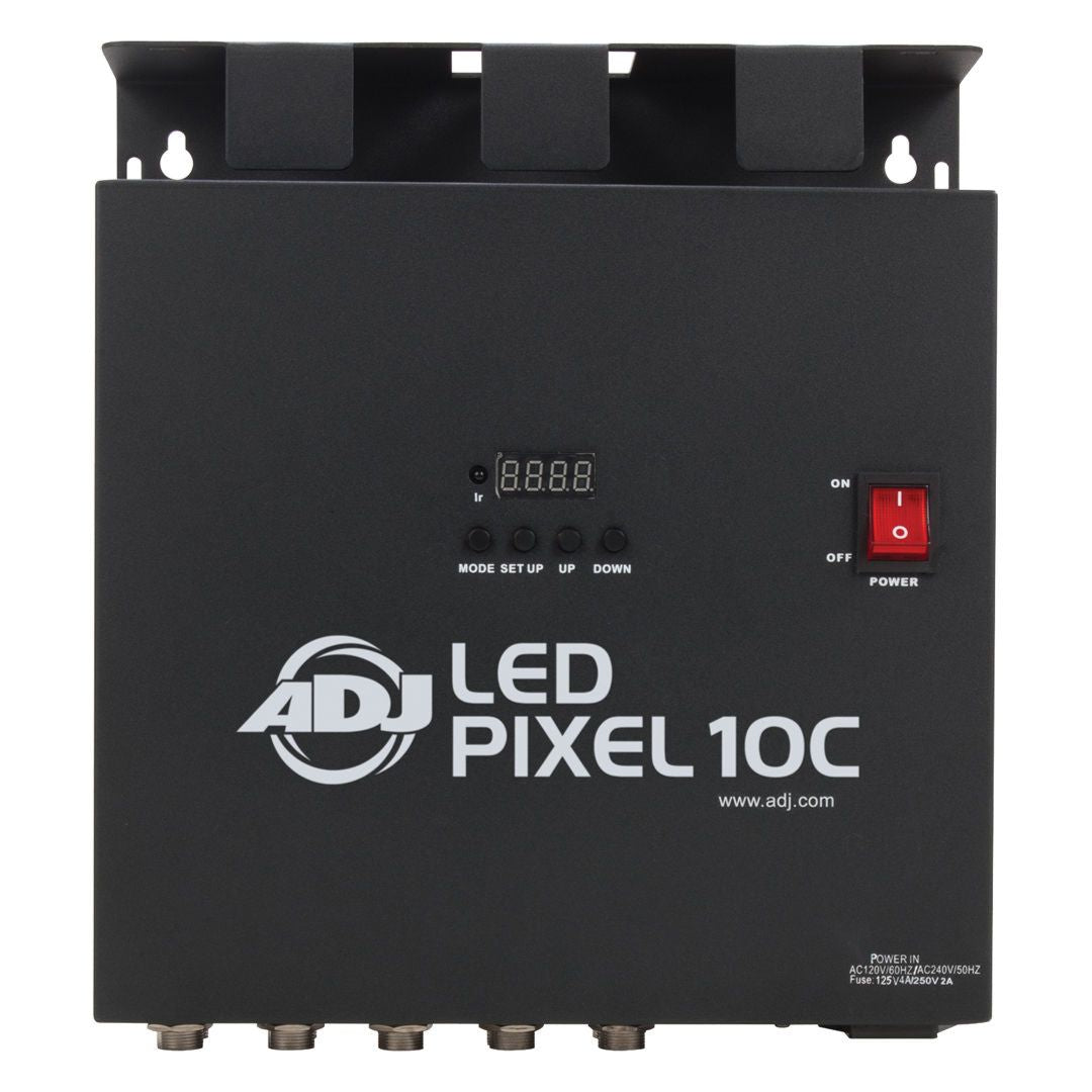 Front view of ADJ LED Pixel 10C 10-Channel Controller on white background