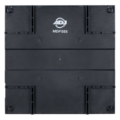 Rear view of ADJ MDF2BLK Single Dance Floor on white background