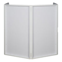 Front view of ADJ Middle Frame/Scrim (White) on white background