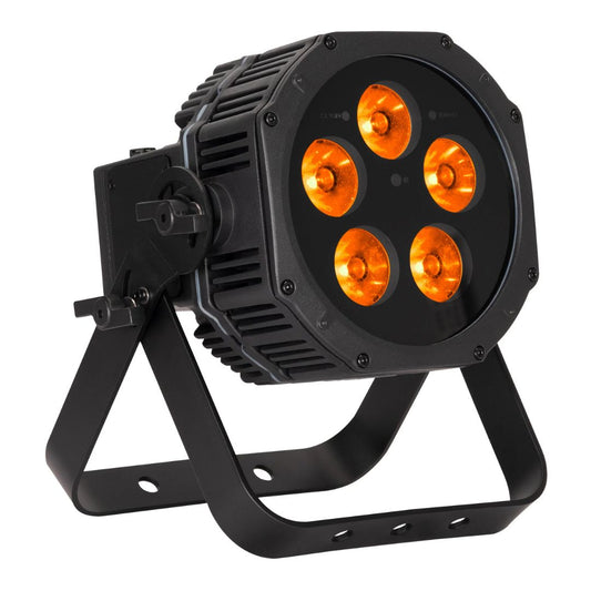 Angled front view of ADJ Mirage Par H IP Wireless DMX LED PAR on white background