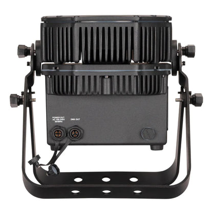 Bottom view of ADJ Mirage Par H IP Wireless DMX LED PAR on white background