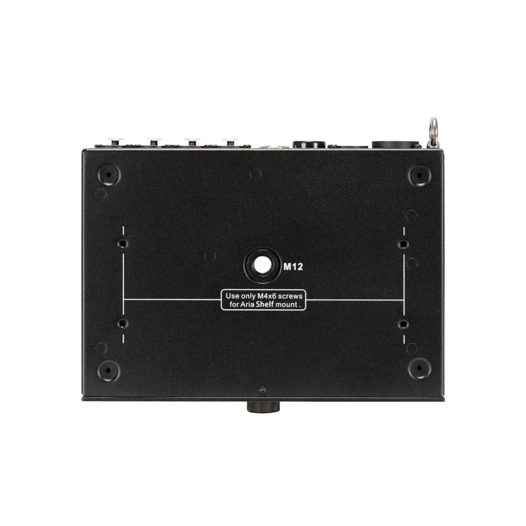 Bottom view of ADJ NET 4 4-Port DMX Over Ethernet Node on white background
