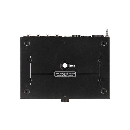 Bottom view of ADJ NET 4 4-Port DMX Over Ethernet Node on white background