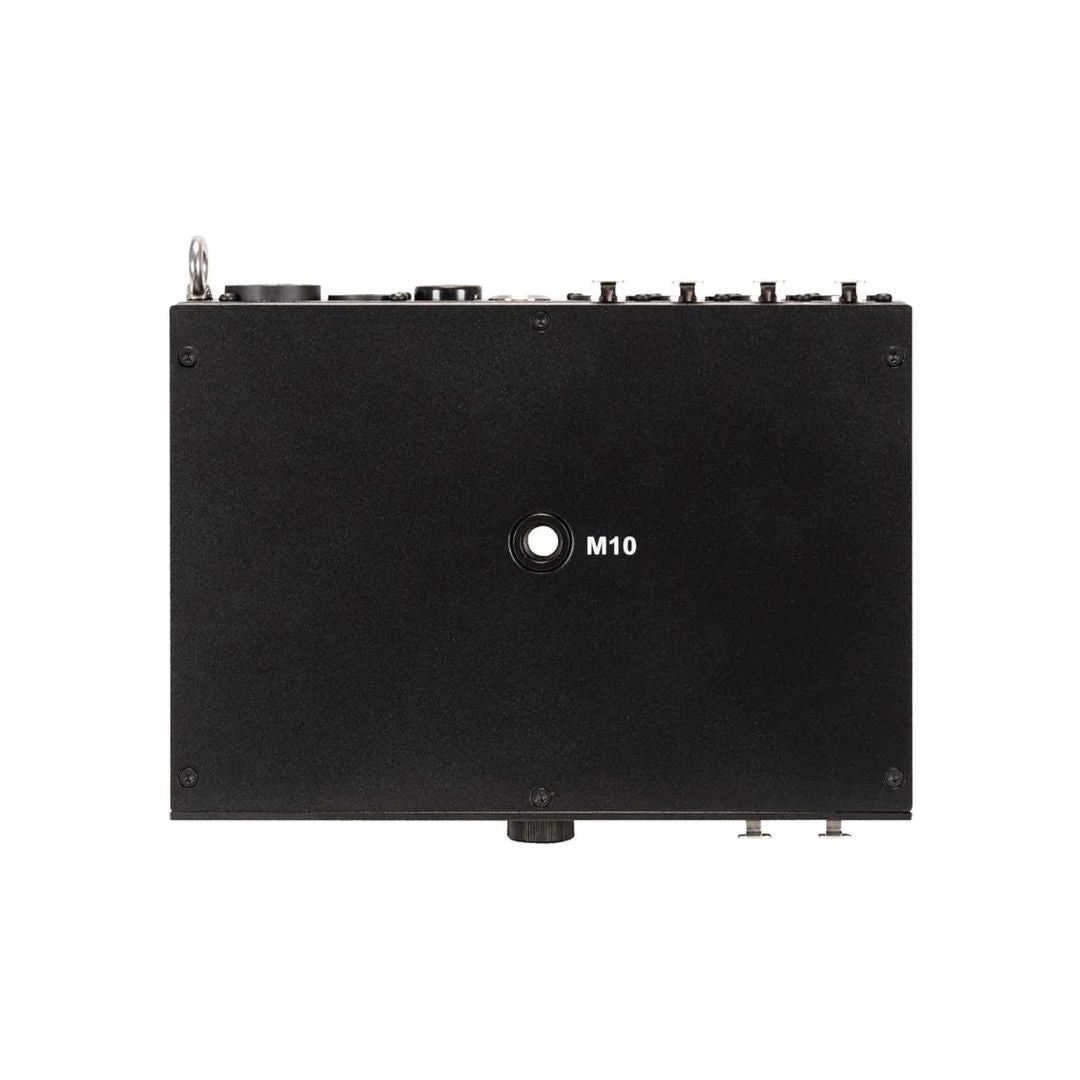 Top view of ADJ NET 4 4-Port DMX Over Ethernet Node on white background