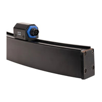 Close up view of ADJ Pixie Curve 60 LED Pixel Batten port on white background