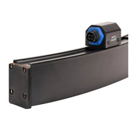 Close up view of ADJ Pixie Curve 60 LED Pixel Batten port on white background