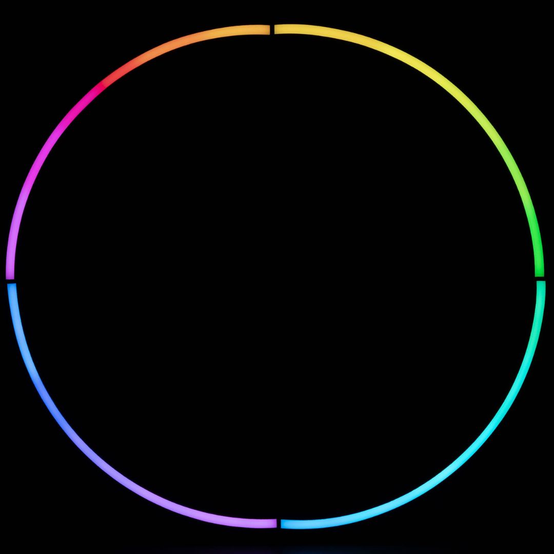 Multiple ADJ Pixie Curve 60 LED Pixel Battens together illuminating multiple lights in dim venue